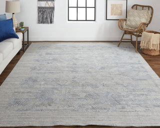 Weave & Wander Huntley Rug, Light Blue/Gray, Rug, 5' X 8'