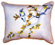 Bird & Forsythia Large Indoor/Outdoor Pillow 16x20