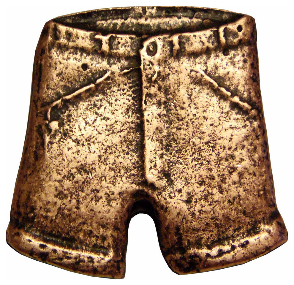 Shorts Cabinet Knob, Antique Copper