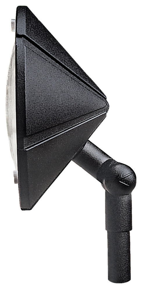 Six Groove Textured Black Wall Wash 1--Light 12V