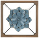 Blue Flower Full Bloom Wall Decor