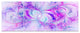 Light Purple Fractal Texture, Abstract Canvas Art Print, 83"x32", 7 Panels