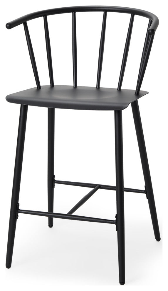 Colin Black Metal Counter Stool