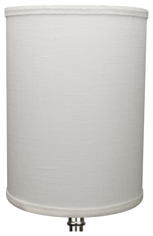 Fenchel Shades 8"x8"x11" Spider Attachment Drum Lamp Shade, Designer Linen