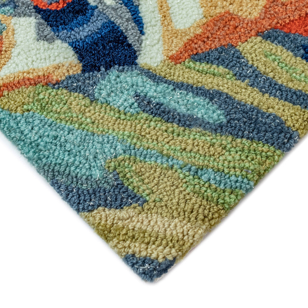 Ravella Tropical Fish Indoor/Outdoor Rug, Ocean, 5'x7'6"