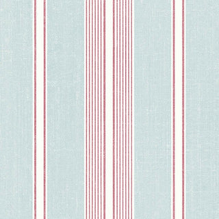 Stripes And Damasks, Classic Damask Stripes Light Green,Red Wallpaper Roll