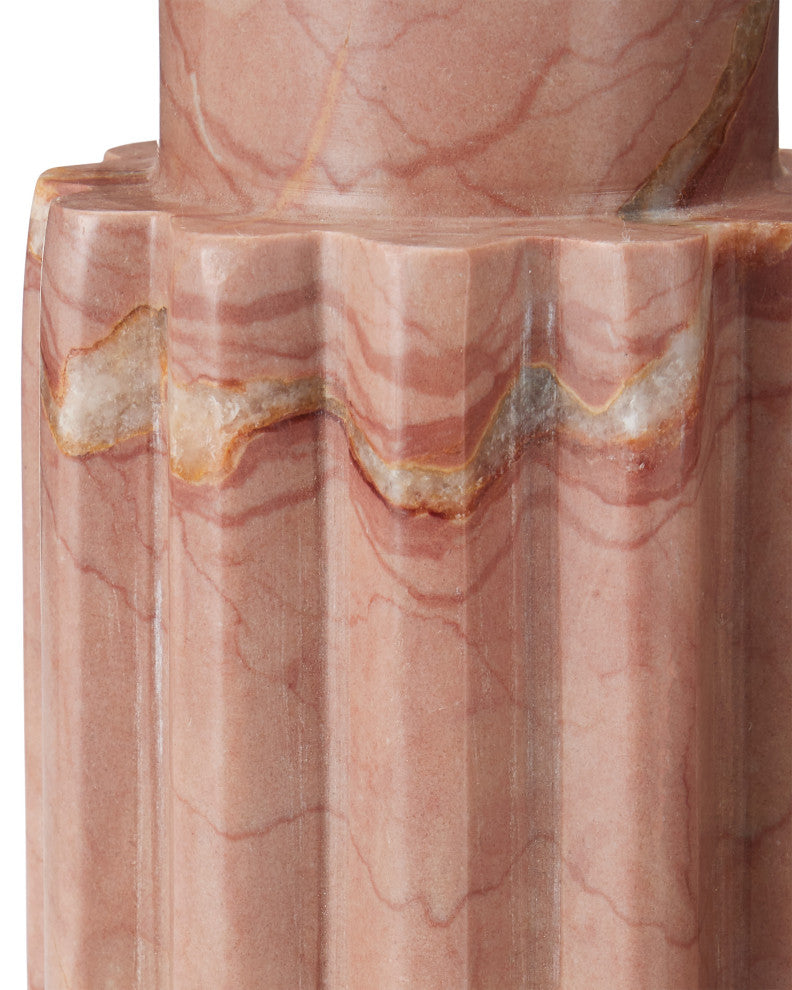 Penrose Pink Candle Holder, 2-Piece Set