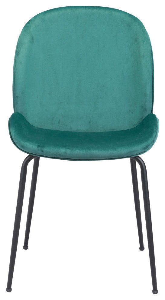 Miles Dining Chairs, Set of 2 Green