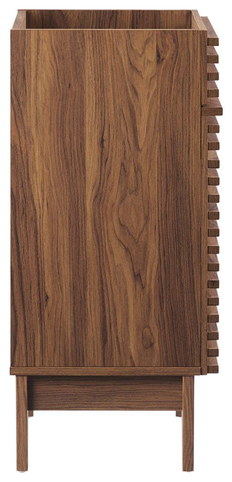 Render 18" Bathroom Vanity Cabinet, Walnut