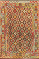 Kilim Hand-Woven Southwestern Traditional Turkish Oriental Area Rug, 9'7"x6'6