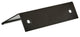 Amerock Edge Pull Collection Cabinet Edge Pull, Flat Black, 3" Center-to-Center