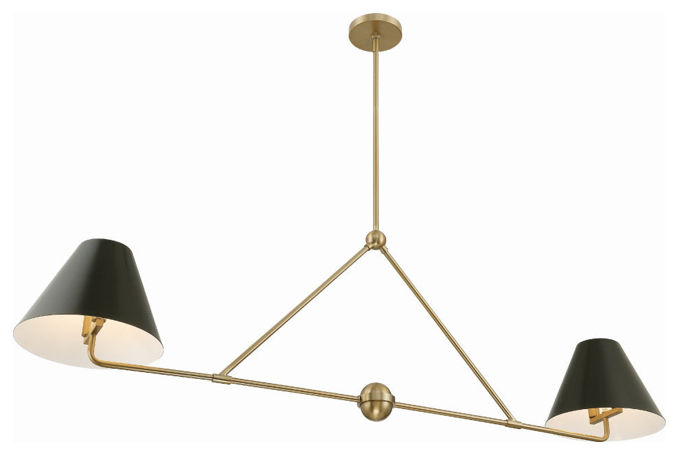 Xavier 4-Light Vibrant Gold Chandelier