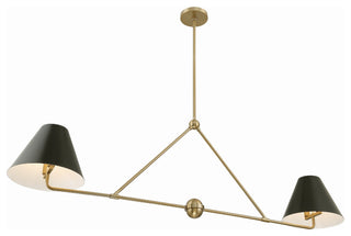 Xavier 4-Light Vibrant Gold Chandelier