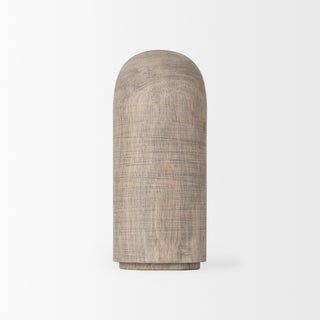 Knox Medium Gray-Wash Wood Decorative Object