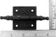 Victorian Door Butt Hinge Steeple Tip Wrought Iron 2" W |