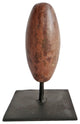 Natural Lingam Stone on Stand