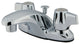 Kingston Brass 4" Centerset Bathroom Faucet, Polished Chrome