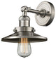 Railroad 1-Light Dimmable LED Sconce, Brushed Satin Nickel
