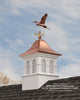Smithsonian Montgomery Vinyl Cupola With Copper Roof 26" x 42", 42" X 66"