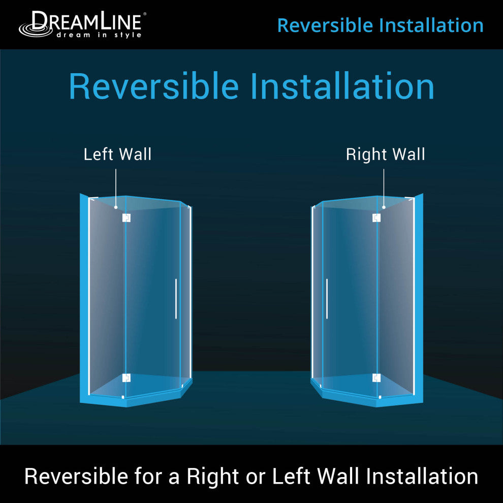 Dreamline Prism Plus 34"x34" Frameless Shower Enclosure