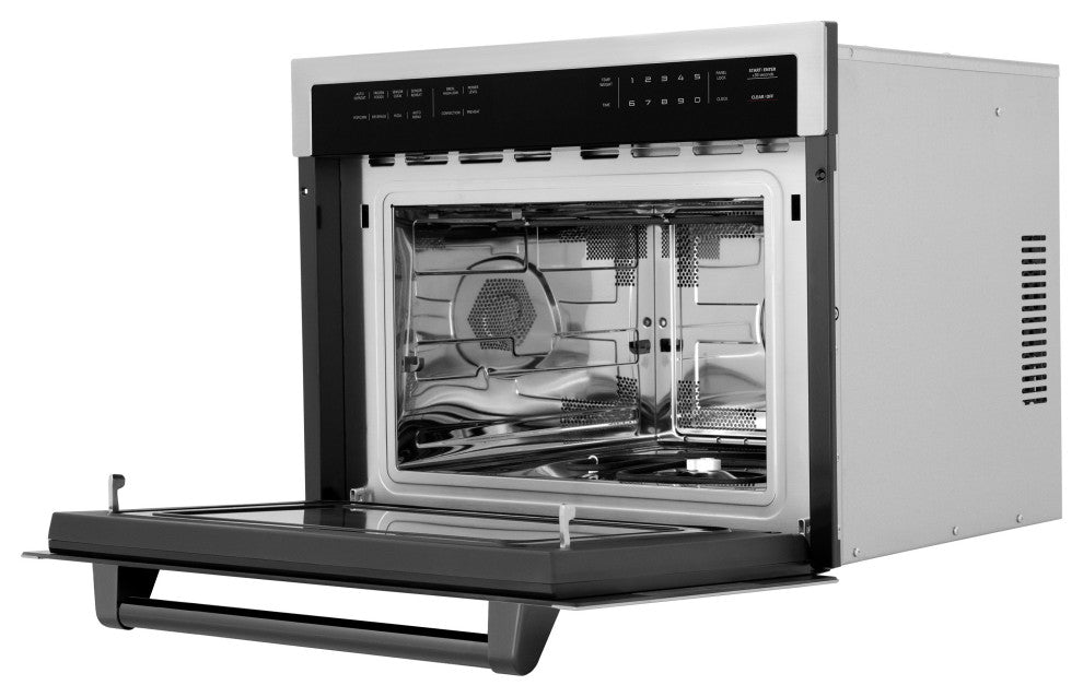 ZLINE 24" Microwave Oven, Stainless With Matte Black MWOZ-24-MB