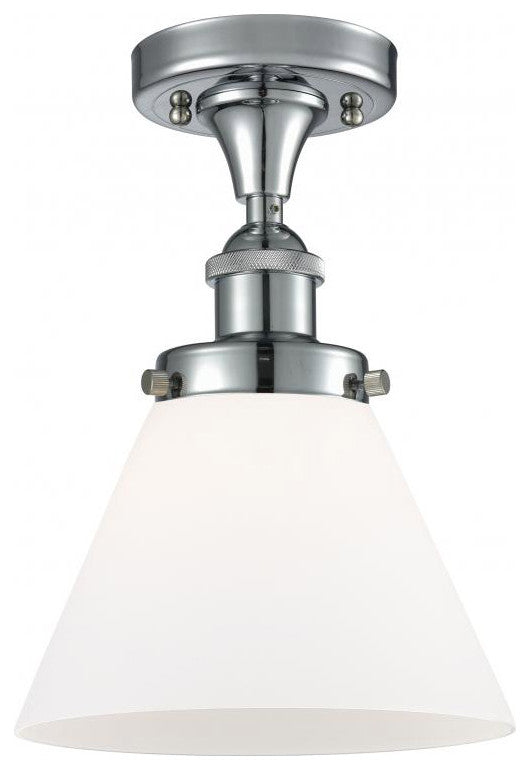 INNOVATIONS LIGHTING 916-1C-PC-G41-LED Large Cone 1 Light Semi-Flush Mount