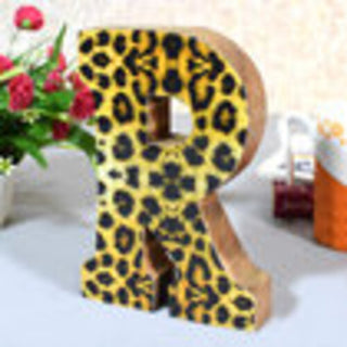Handmade Eco-Friendly Wall Decor Alphabet Letter Block, 1.3x7.8x4