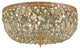 Crystorama 712OBGTMWP Three Light Ceiling Mount Ceiling Mount Olde Brass