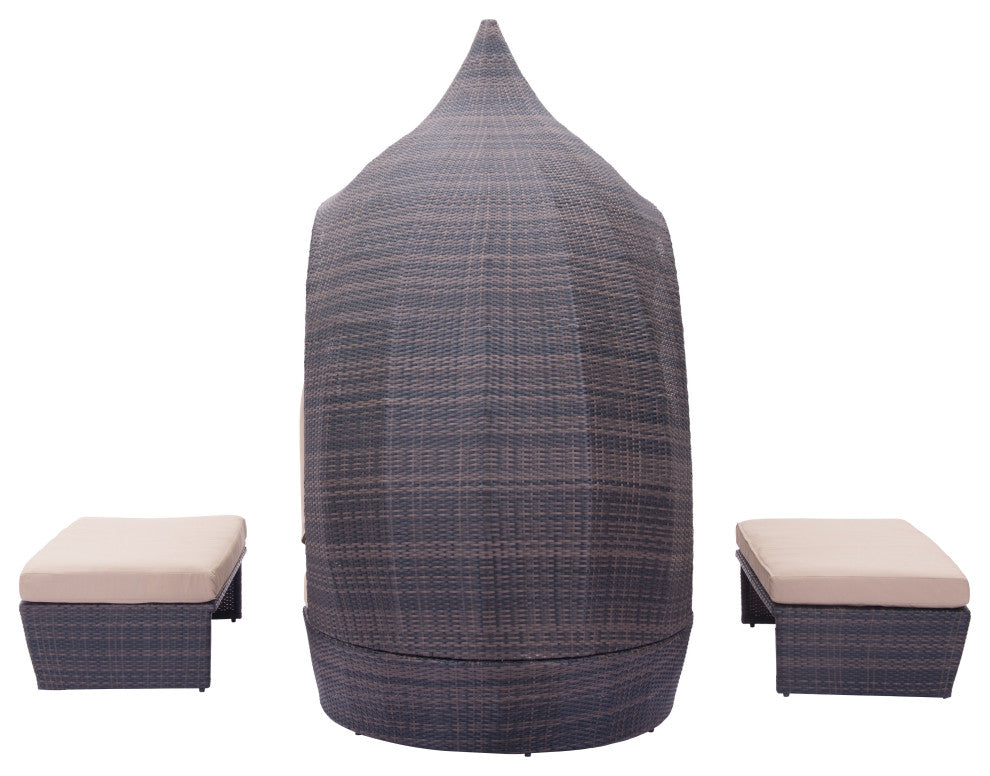Majorca Daybed Brown and Beige