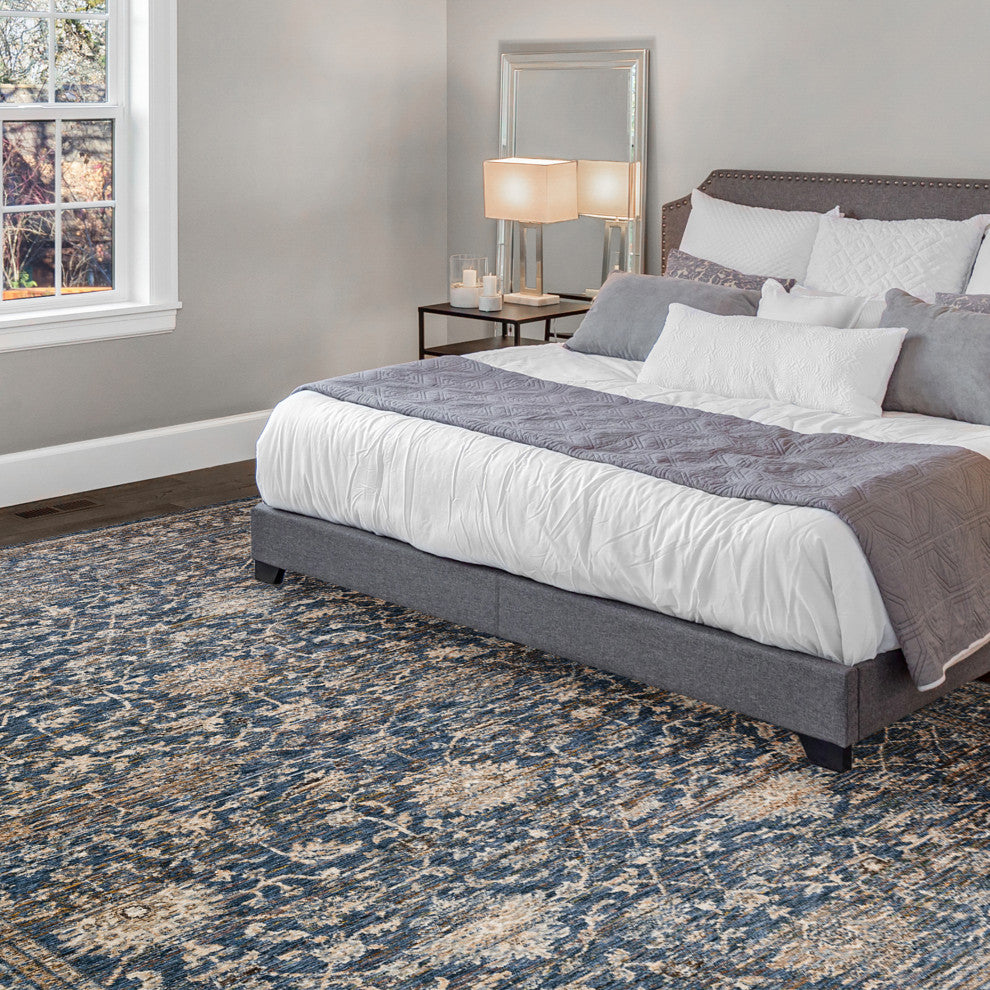 Yarra YA1 Navy 3' x 5' Rug