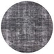 Ahgly Company Indoor Round Mid-Century Modern Area Rugs, 3' Round