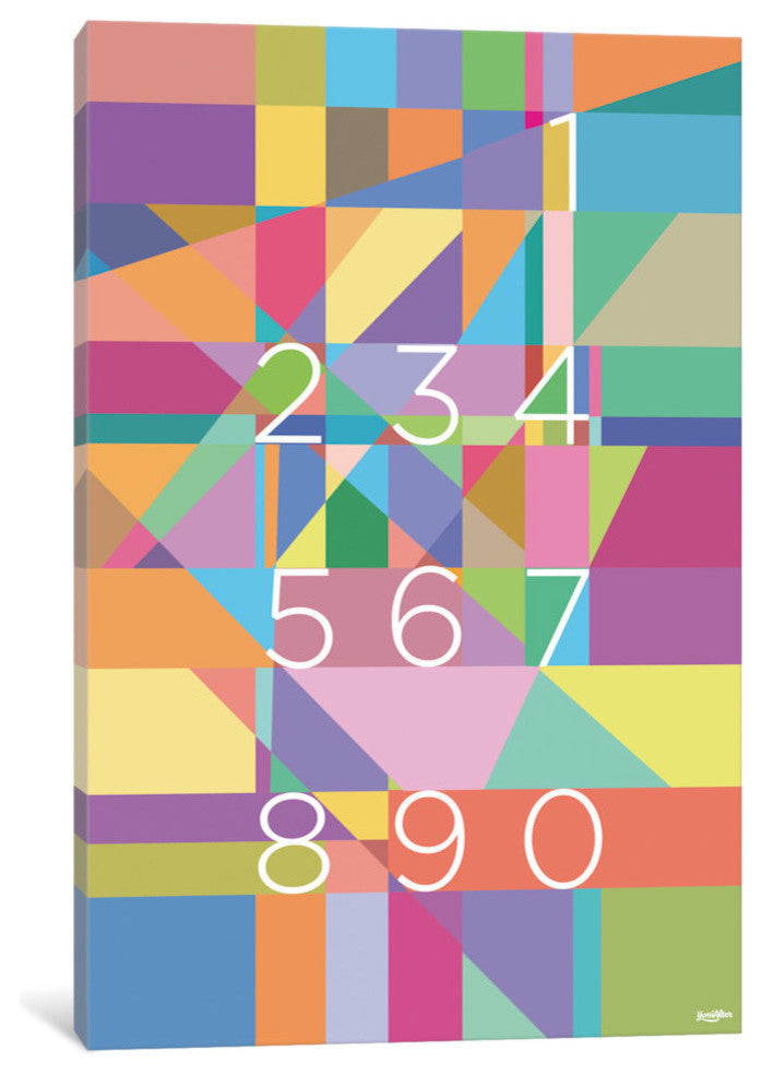 "Numbers" by Yoni Alter, 40x26x1.5