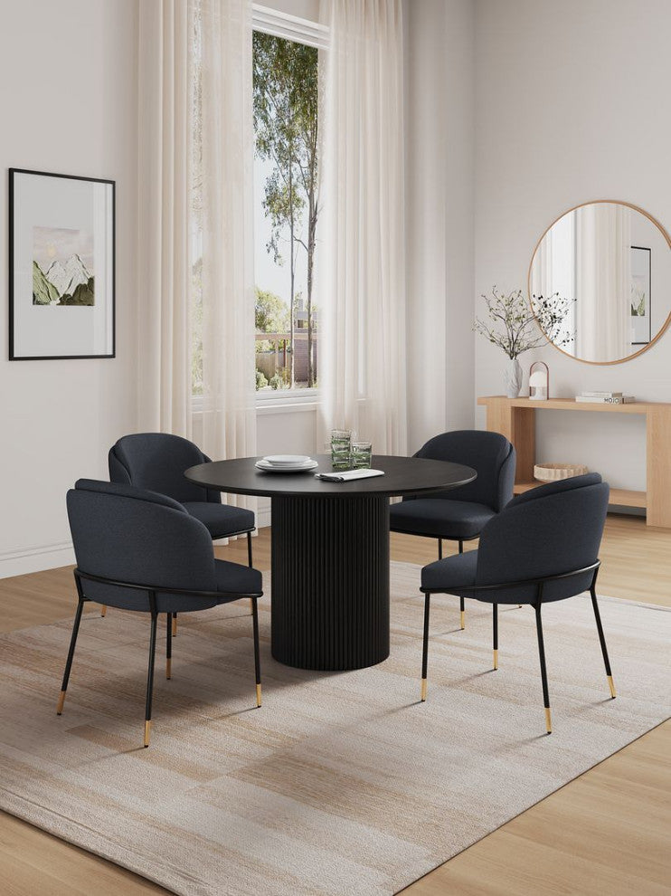 Manhattan Comfort 5-Piece Flor and Hathaway Dining