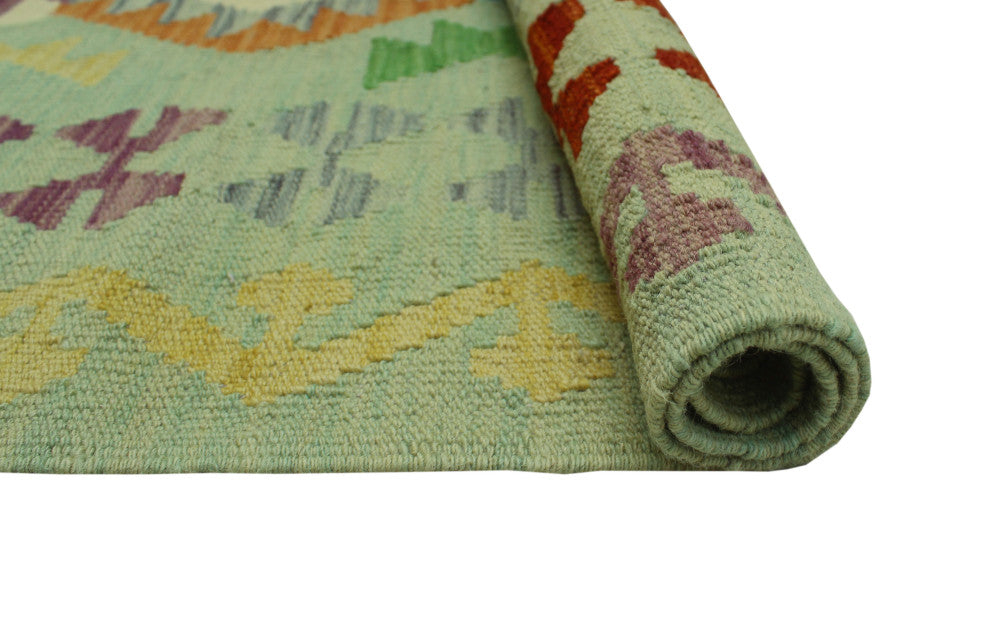 Sangat Kilim Daylin Lt. Green Rug