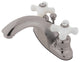 Kingston Brass 4" Centerset Bathroom Faucet, Brushed Nickel