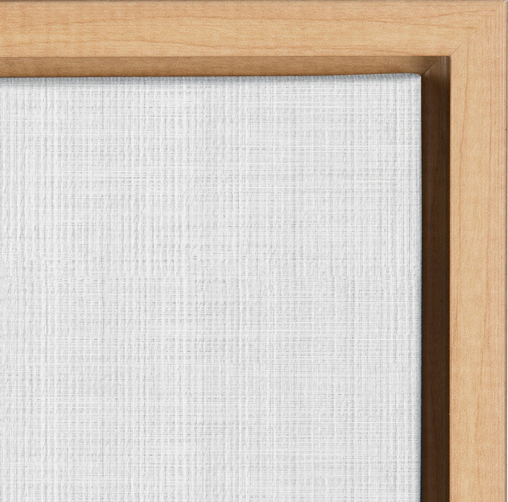 Sylvie Raccoon Framed Canvas by Simon Te Tai, Natural 23x33