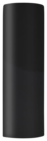 Ambiance Tube Wall Sconce, Open Top & Bottom, Black, Matte White, E26