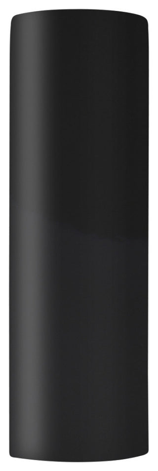 Ambiance Tube Wall Sconce, Open Top & Bottom, Black, Matte White, E26