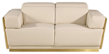 Enzo Top Grain Italian Leather  Loveseat