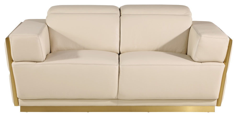 Enzo Top Grain Italian Leather  Loveseat
