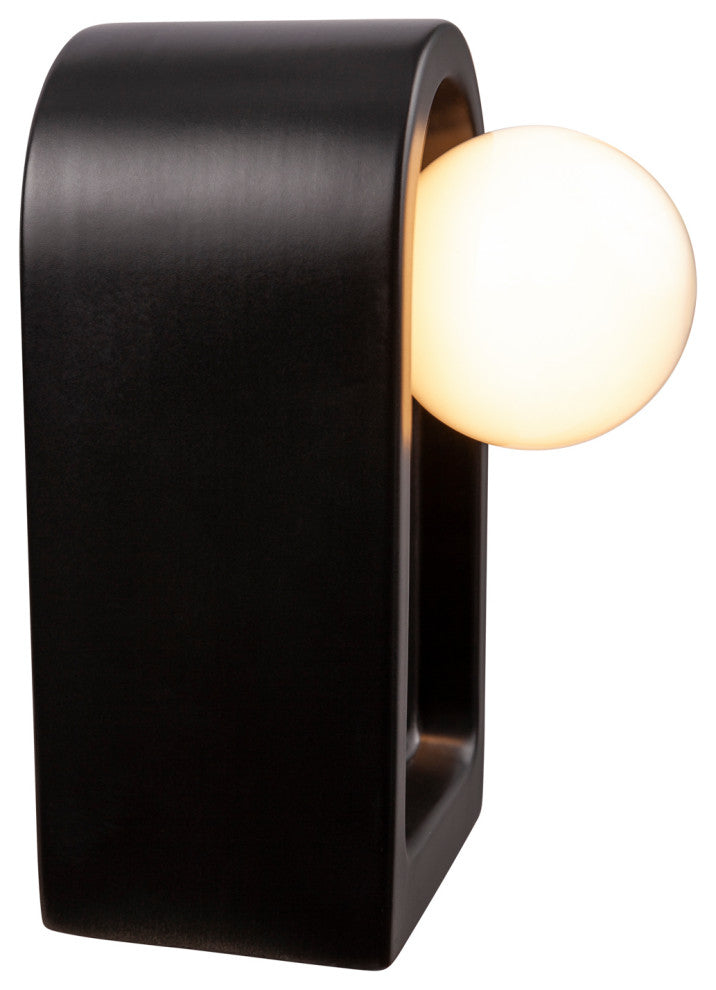 Arcade Wall Sconce, Carbon/Matte Black
