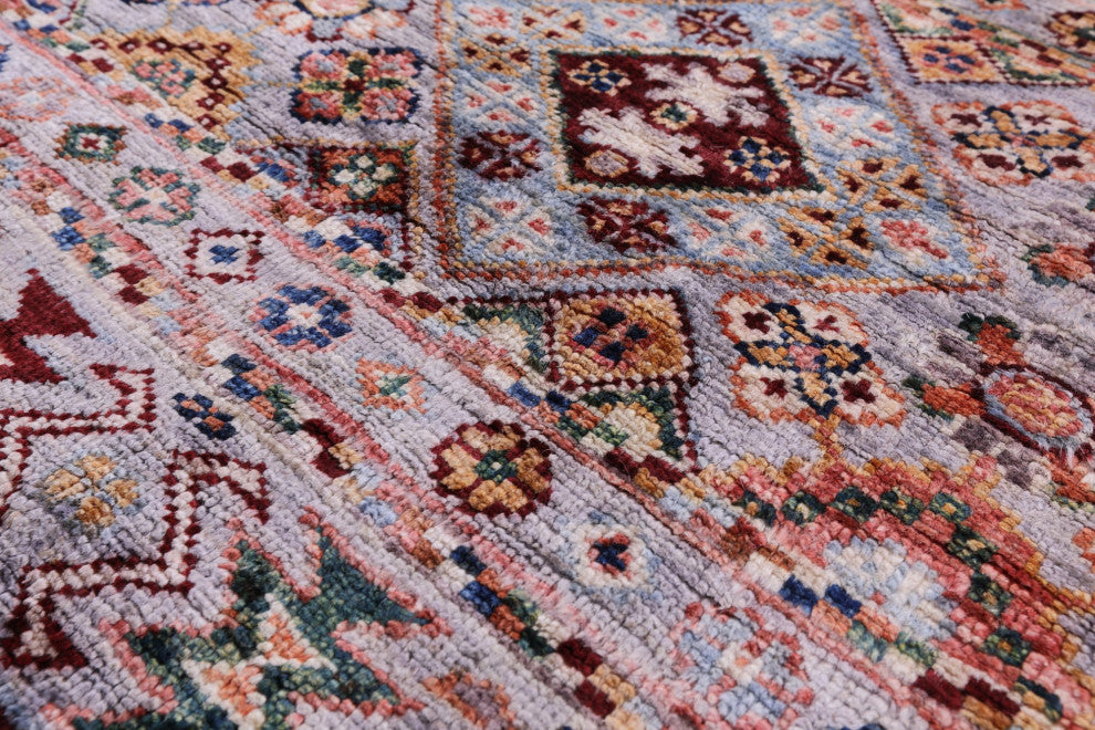 5' 10" X 7' 9" Super Kazak Khorjin Handmade Wool Rug Q10091