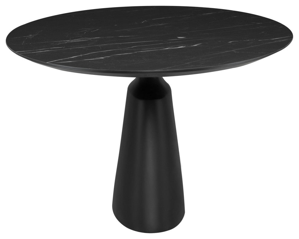 Taji Black Ceramic Dining Table, HGNE285