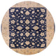Ahgly Company Indoor Round Mid-Century Modern Area Rugs, 7' Round