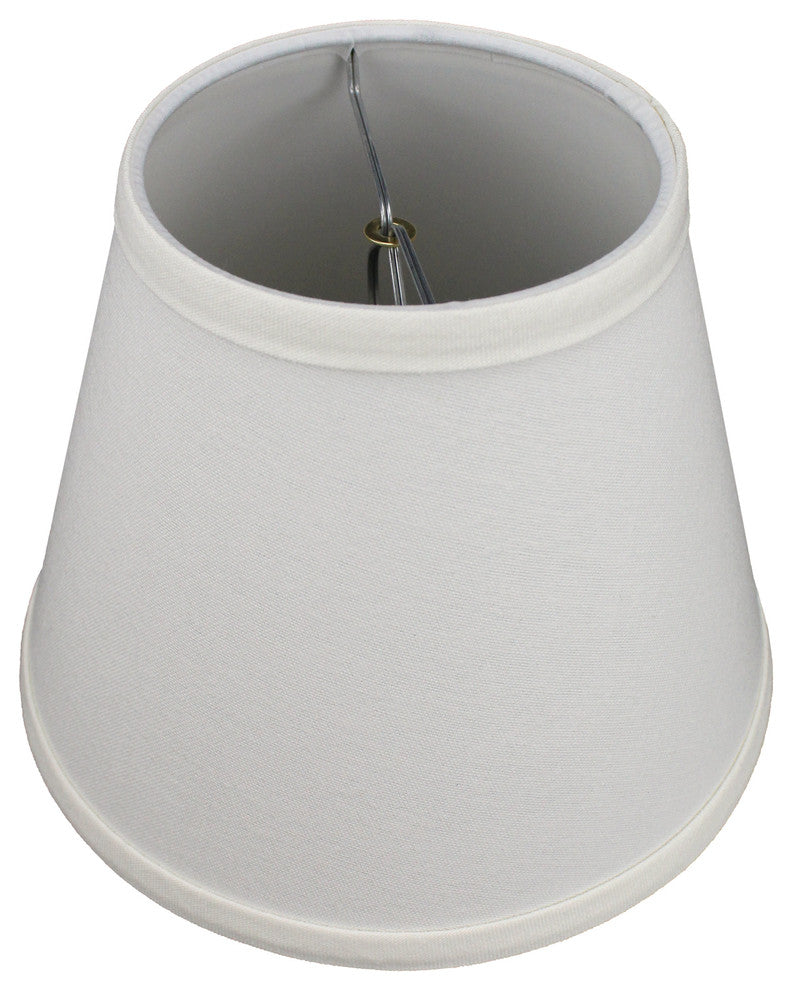 Fenchel Shades, 5"x9"x7" Spider Attachment Empire Lamp Shade, Linen