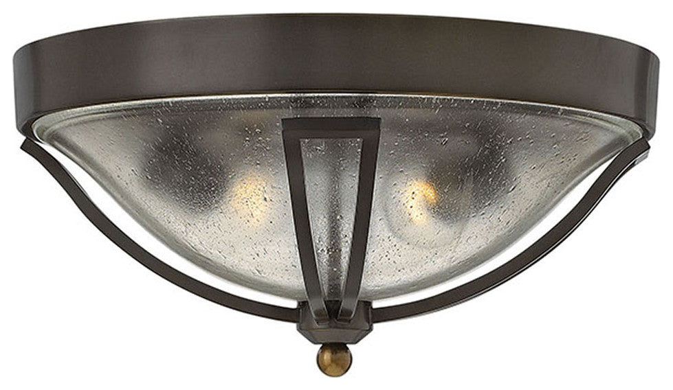 Hinkley Bolla Medium Flush Mount, Olde Bronze
