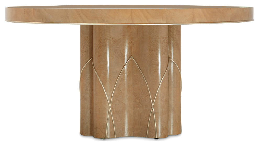 AICO Furniture Villa Cherie 7 Piece Round Dining Table Set