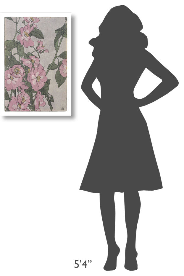 "Prairie Rose" Digital Paper Print by Hannah Borger Overbeck, 18"x26"