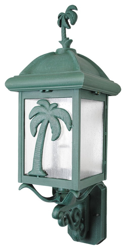 Americana Palm Tree Wall Bracket, Old Iron