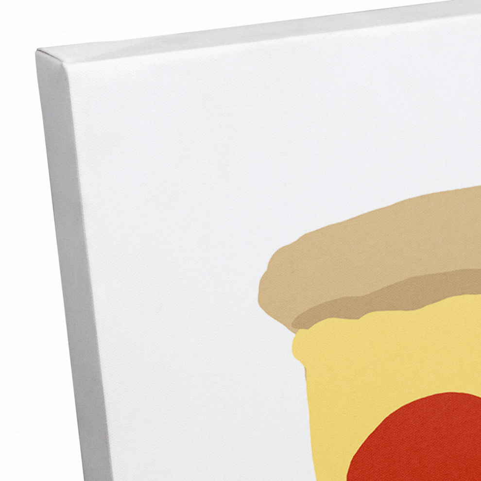 Last Slice of Pizza 20x20 Canvas Wall Art